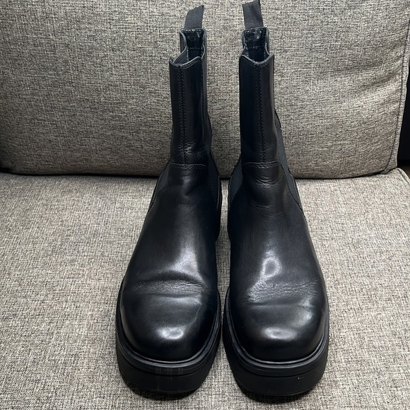 VAGABOND SHOEMAKERS Tara Chelsea Boot Black Leather Size 40EU 11 US   0377 - Picture 5 of 12